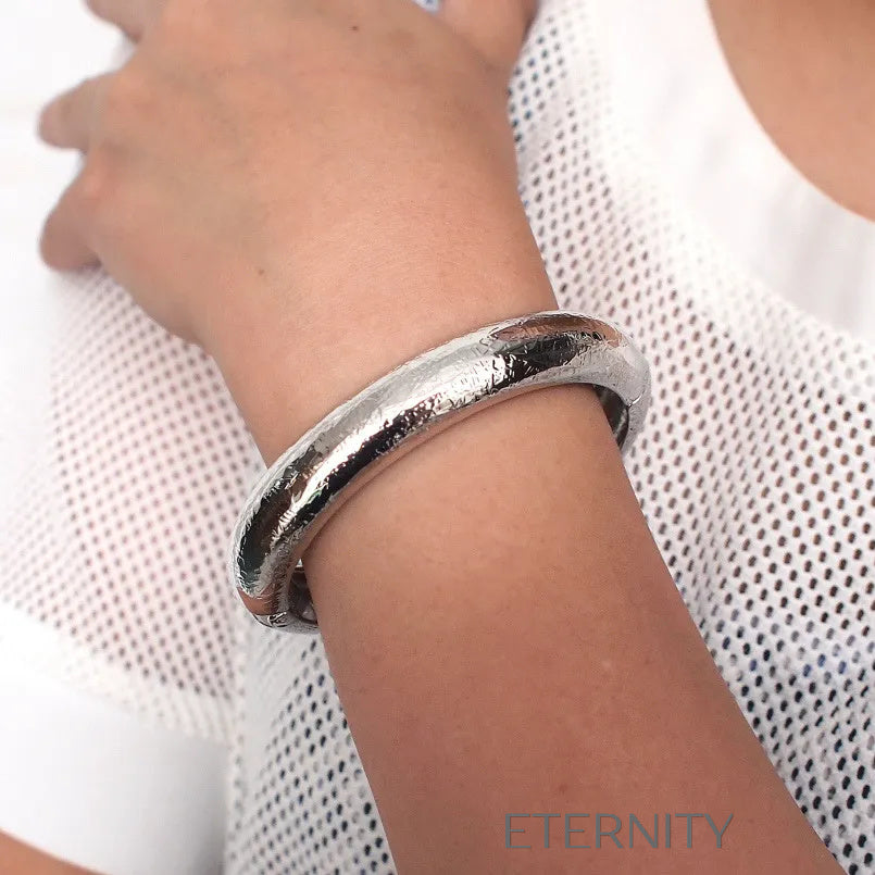 Pulsera diseño moderno sencillo Brazaletes Dorado Unica Acero Inoxidable ETERNITY