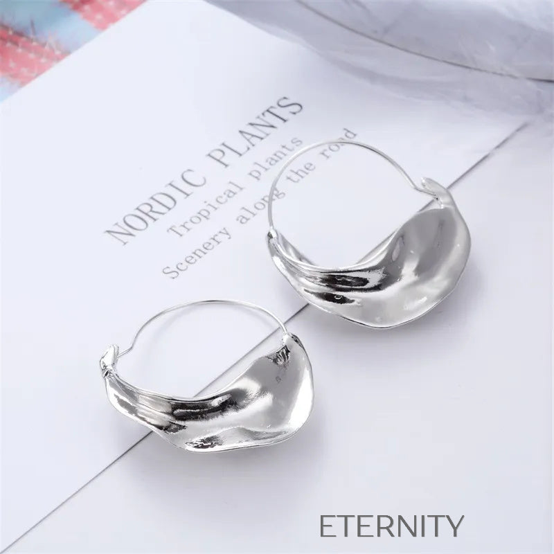 Collar Nacre Double Cascade Perlas Zarcillos Dorado Unica Acero Inoxidable ETERNITY
