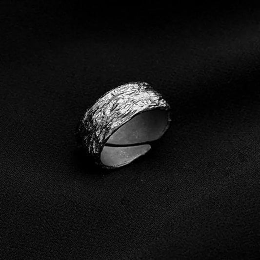 Anillo "Magma Texture" ETERNITY - Diseño Orgánico Esculpido