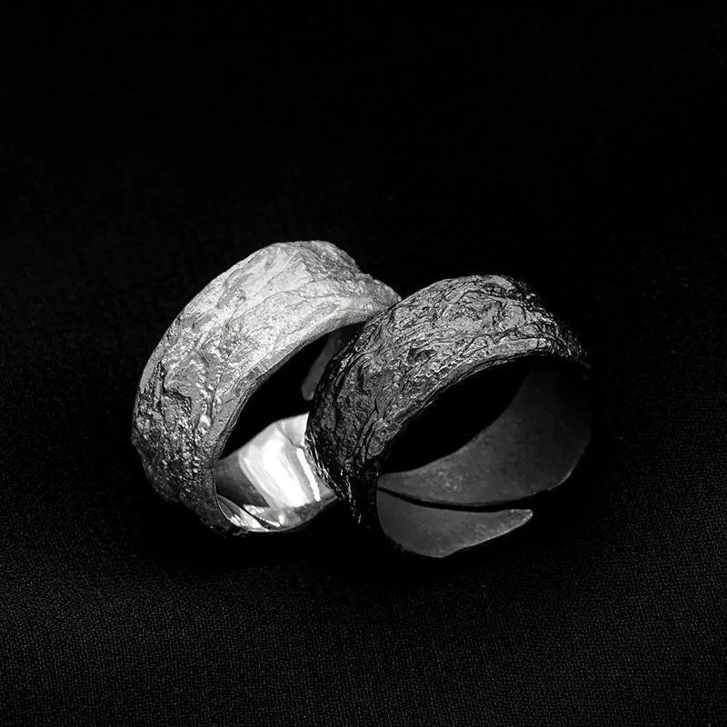 Anillo "Magma Texture" ETERNITY - Diseño Orgánico Esculpido