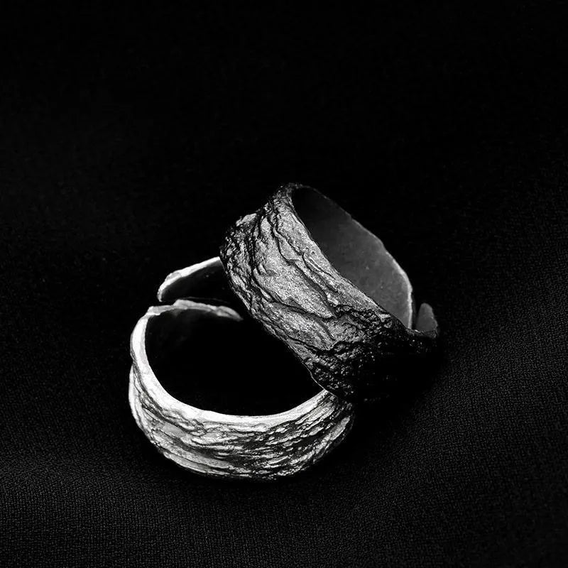Anillo "Magma Texture" ETERNITY - Diseño Orgánico Esculpido
