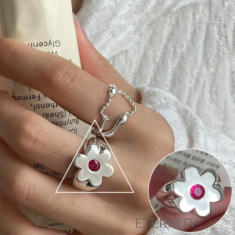 Anillos de Pareja Radiant Bands con Circones  Anillos Dorado Ajustable Acero Inoxidable  ETERNITY
