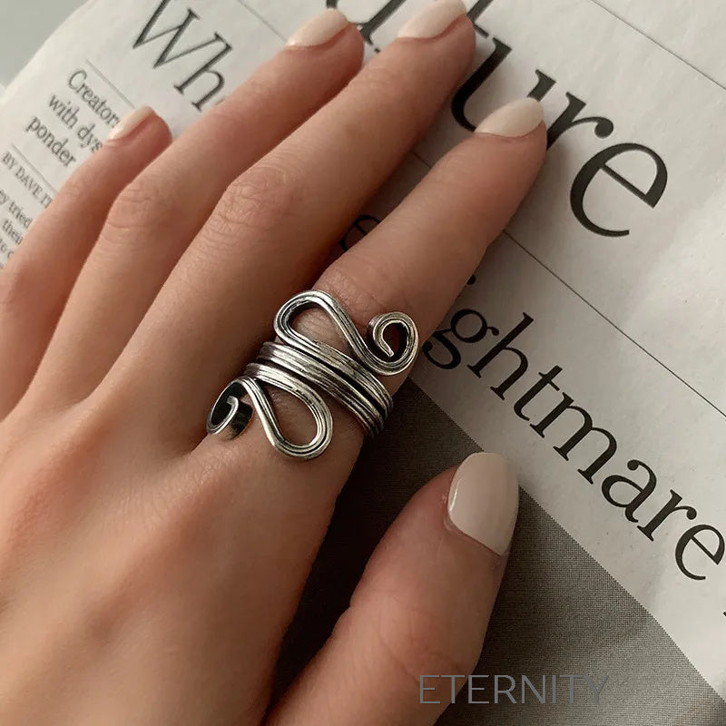 Anillos de Pareja Radiant Bands con Circones  Anillos Dorado Ajustable Acero Inoxidable  ETERNITY