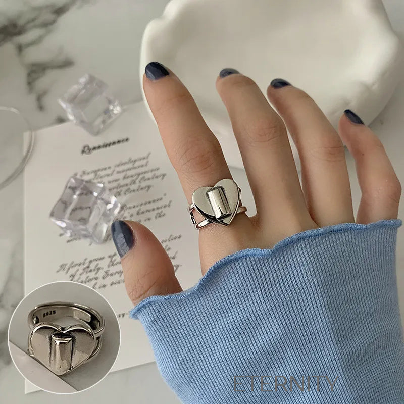 Anillos de Pareja Radiant Bands con Circones  Anillos Dorado Ajustable Acero Inoxidable  ETERNITY