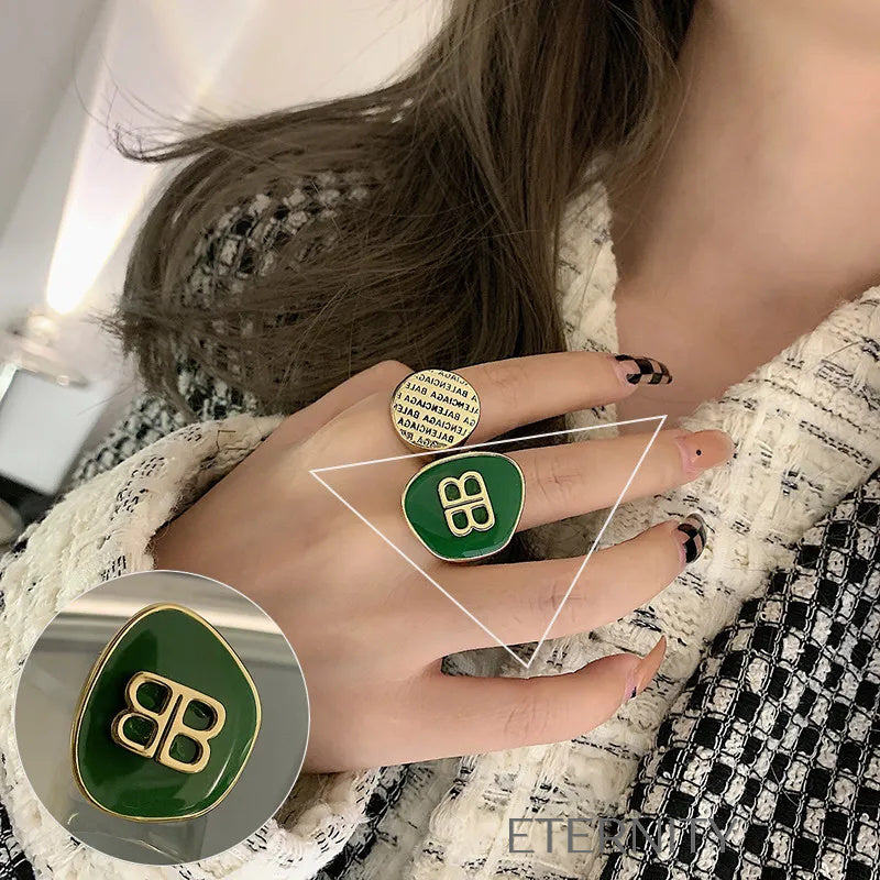 Anillos de Pareja Radiant Bands con Circones  Anillos Dorado Ajustable Acero Inoxidable  ETERNITY