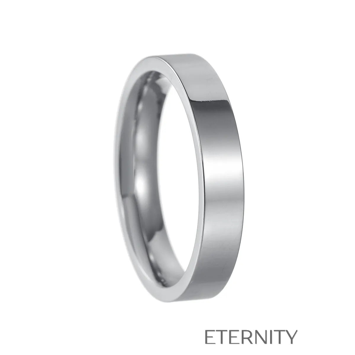 Anillos de Banda Lisa Essential Band en Gold Silver y Black  Anillos Negro 10 Acero Inoxidable  ETERNITY