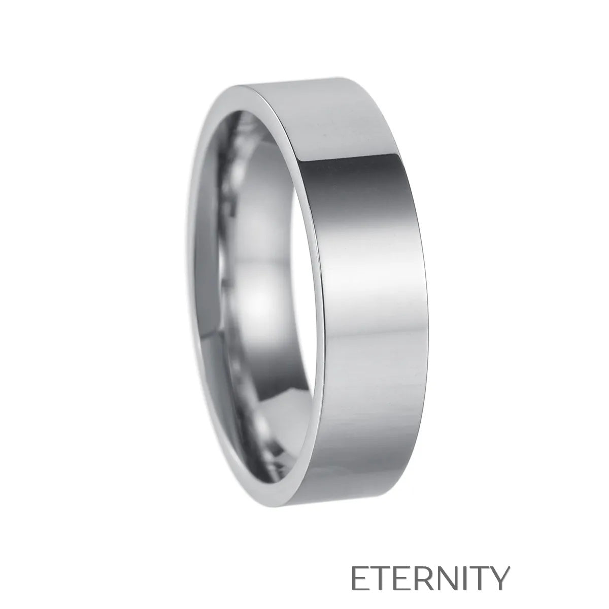 Anillos de Banda Lisa Essential Band en Gold Silver y Black  Anillos Negro 10 Acero Inoxidable  ETERNITY