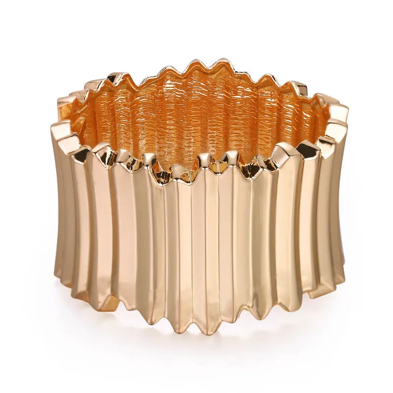 Brazalete "Ribbed Flare" ETERNITY - Diseño Plisado