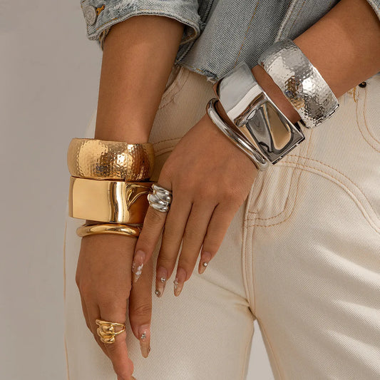 Brazalete "Rhombus Luxe" ETERNITY - Textura Diamantada