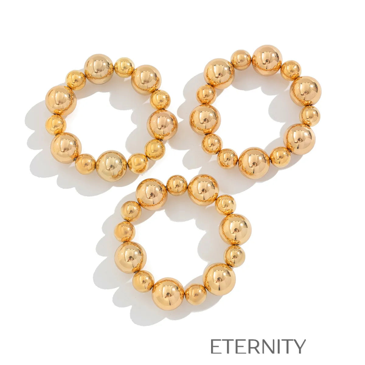 Brazalete Nacre Drop  Brazaletes Dorado Unica Acero Inoxidable  ETERNITY