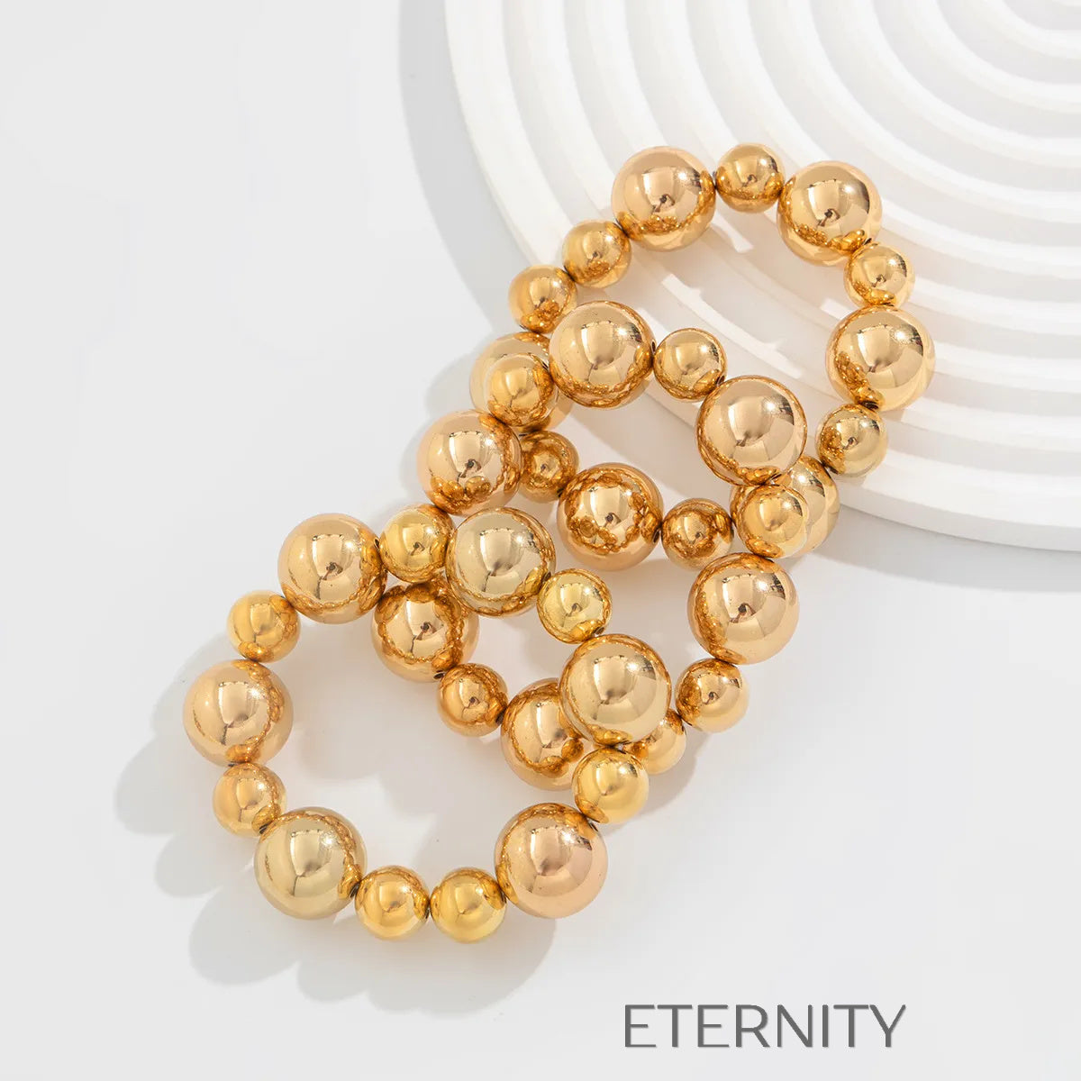Brazalete Nacre Drop  Brazaletes Dorado Unica Acero Inoxidable  ETERNITY