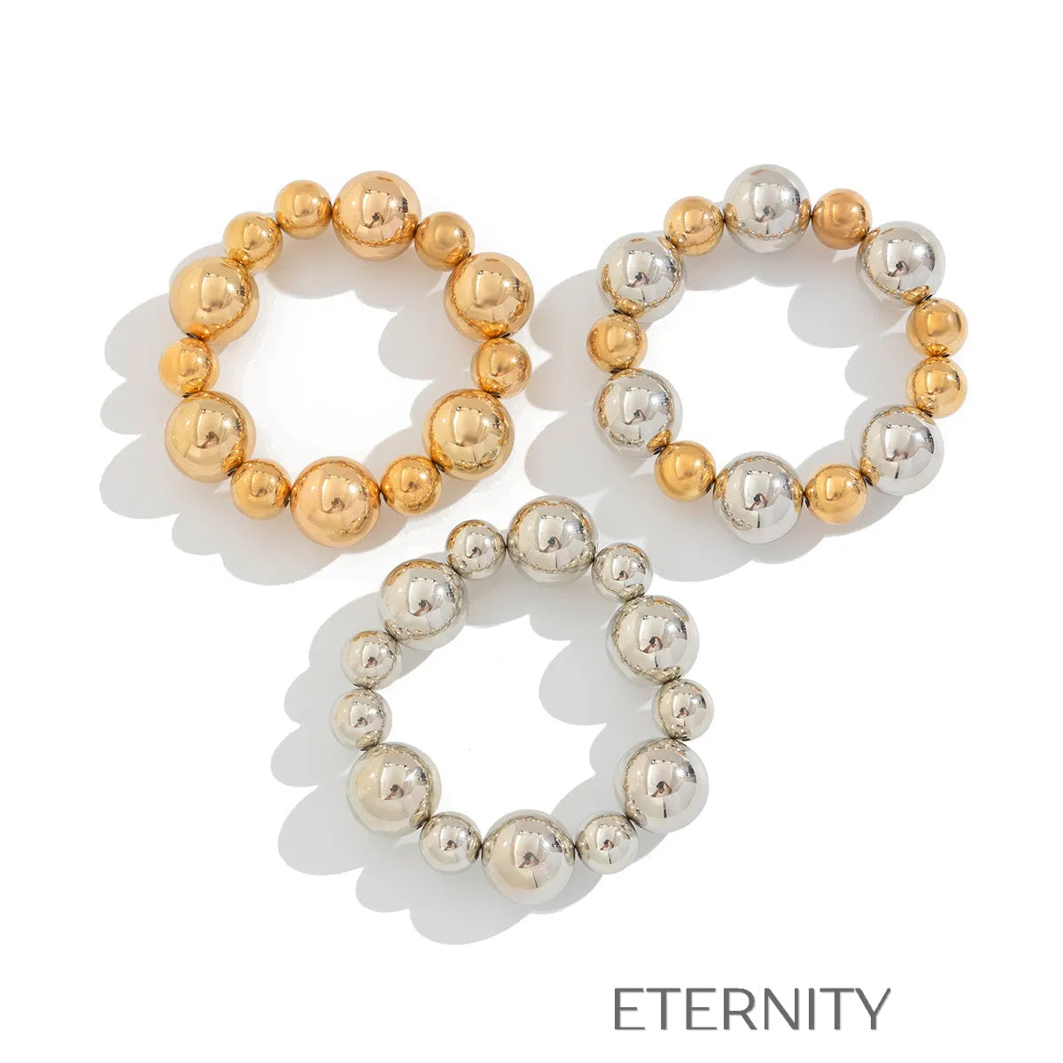 Brazalete Nacre Drop  Brazaletes Dorado Unica Acero Inoxidable  ETERNITY