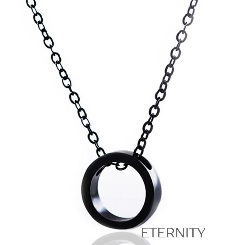 Collar "Minimalist Circle" en Gold, Silver y Black ETERNITY