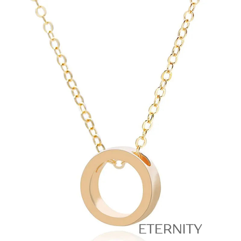 Collar "Minimalist Circle" en Gold, Silver y Black ETERNITY
