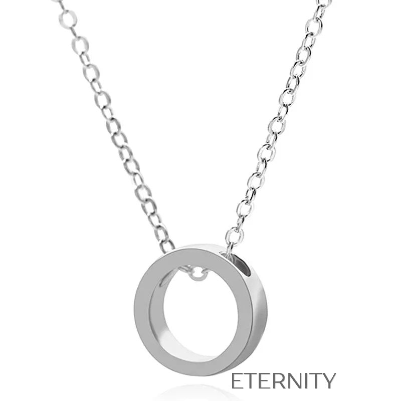 Collar "Minimalist Circle" en Gold, Silver y Black ETERNITY