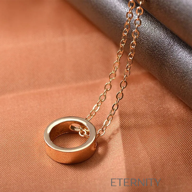Collar "Minimalist Circle" en Gold, Silver y Black ETERNITY