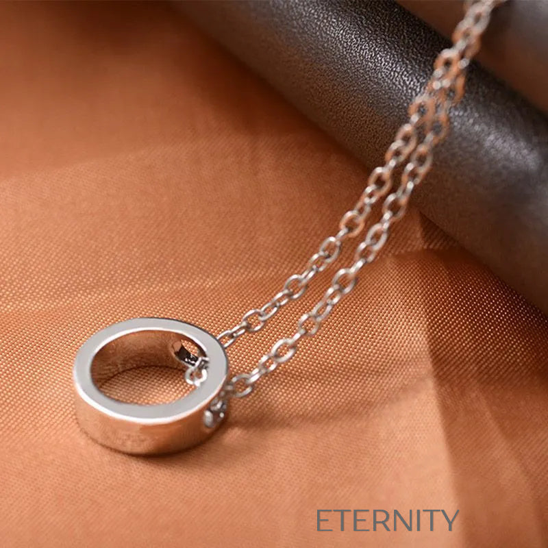 Collar "Minimalist Circle" en Gold, Silver y Black ETERNITY