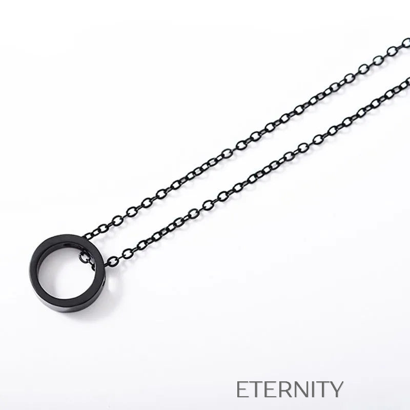 Collar "Minimalist Circle" en Gold, Silver y Black ETERNITY