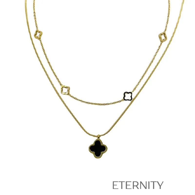 Collares de Pareja Eternal Bond con Corazón Magnético  Cadenas Dorado Unica Acero Inoxidable  ETERNITY