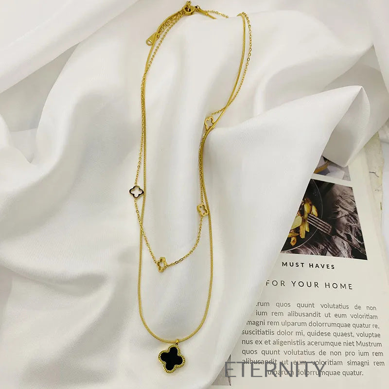 Collares de Pareja Eternal Bond con Corazón Magnético  Cadenas Dorado Unica Acero Inoxidable  ETERNITY