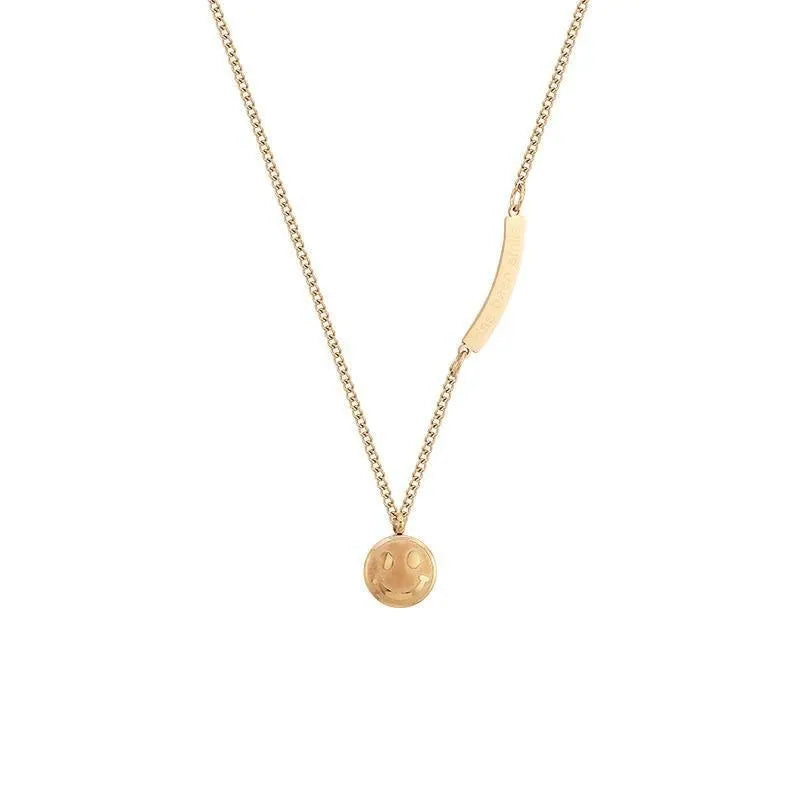 Collar "Smile & Shine" ETERNITY - Carita Feliz Dorada