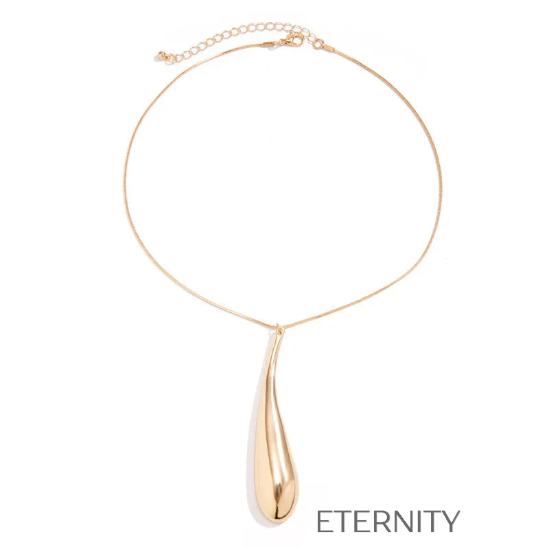 Collar dorado y plateado con diseño elegante y moderno Cadenas Dorado Unica Acero Inoxidable  ETERNITY