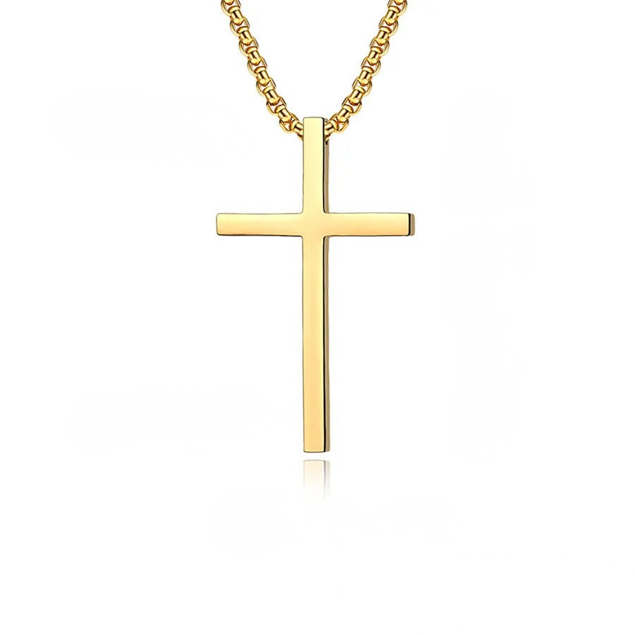 Collar Eternal Faith  Cadenas Negro 53mm Acero Inoxidable  ETERNITY