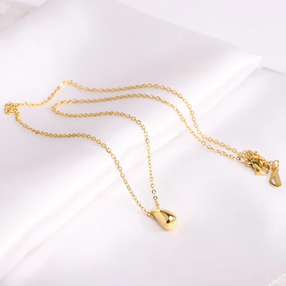 Collar "Liquid Drop" ETERNITY - Dije Gota Minimalista