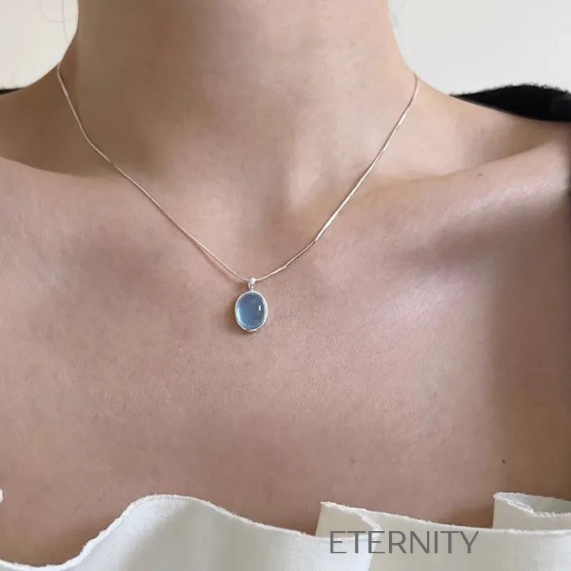 Collares Minimalistas con Perlas y Dijes Orgánicos  Cadenas Dorado Unica Acero Inoxidable  ETERNITY