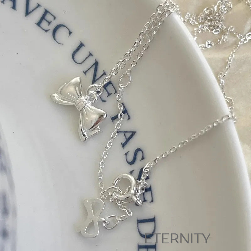 Collares Minimalistas con Perlas y Dijes Orgánicos  Cadenas Dorado Unica Acero Inoxidable  ETERNITY