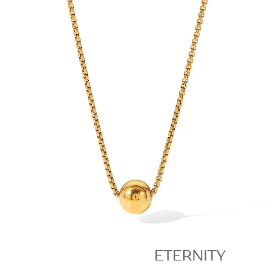 Collar Largo Imperial Pearl Multicapa  Cadenas Dorado Unica Acero Inoxidable  ETERNITY