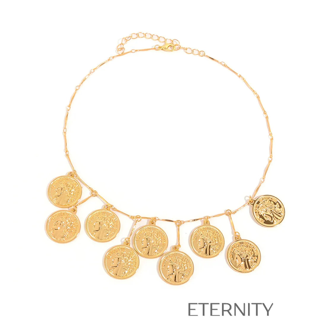 Collar Nacre Flow Perlas  Cadenas Dorado Unica Acero Inoxidable  ETERNITY