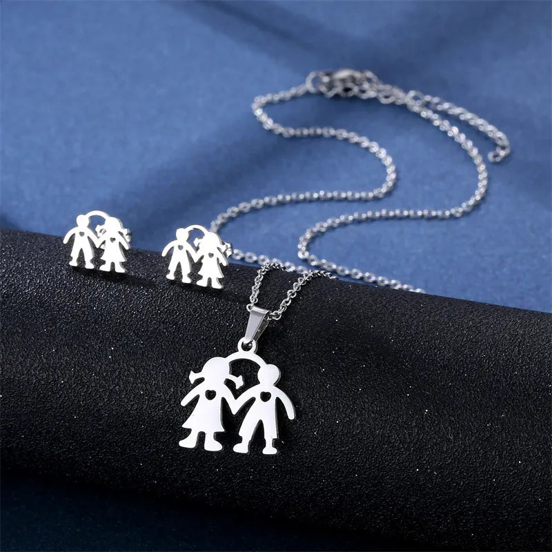 Conjuntos "Essential Sets" ETERNITY - Cadena y Zarcillos Simbólicos