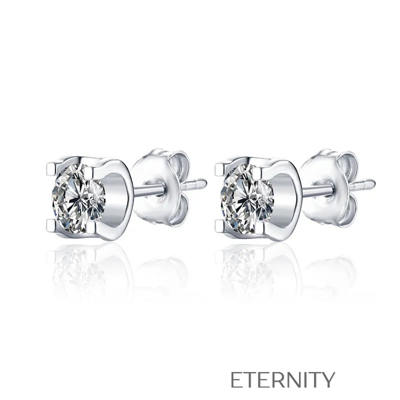Conjunto Eternal Radiance de Plata Esterlina y Cristales  Set Plateado Unica Acero Inoxidable  ETERNITY