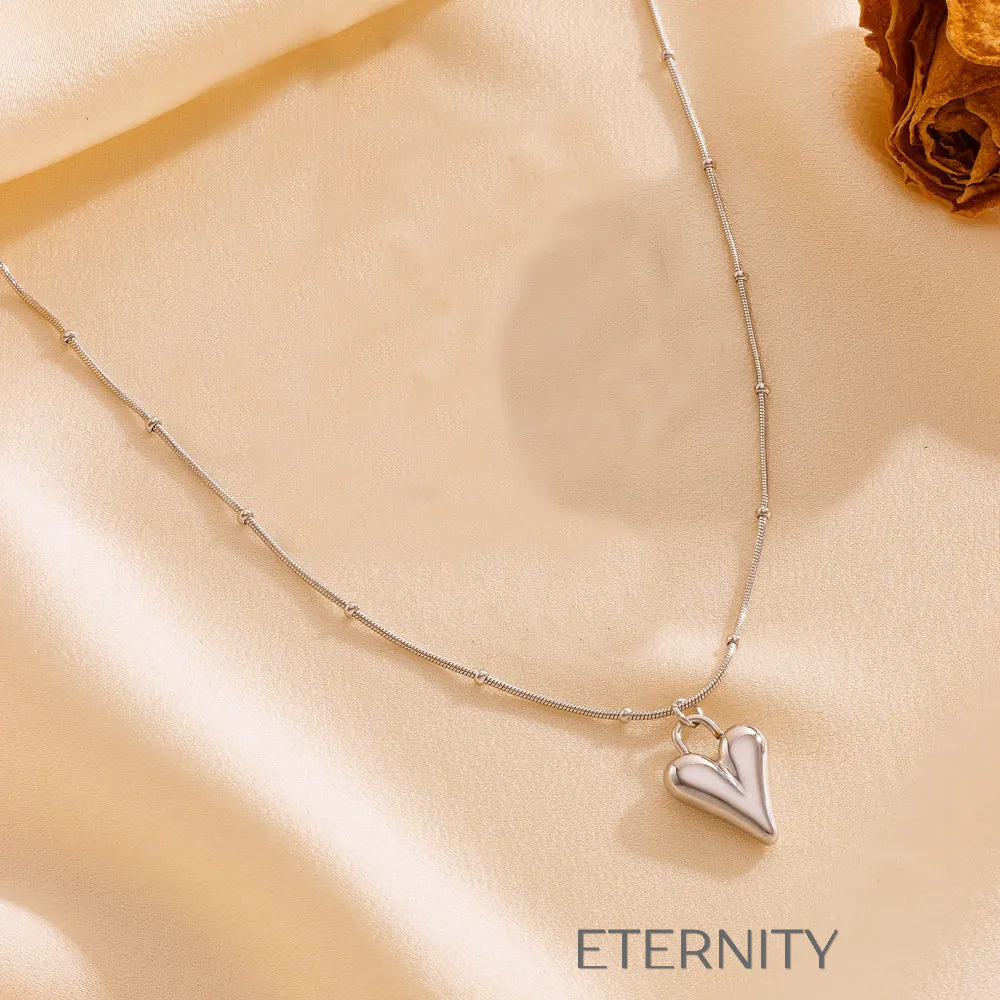 Set Gilded Heart Corazones  Set Dorado Unica Acero Inoxidable  ETERNITY
