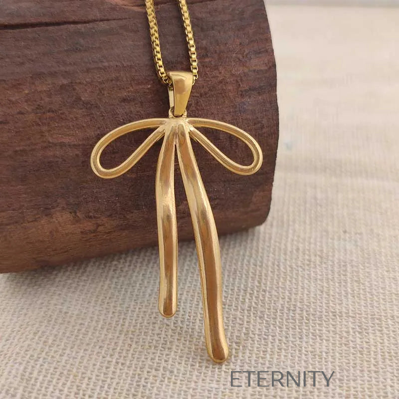 Zarcillos de Lazo Fluido en Oro y Plata  Set Dorado Unica Acero Inoxidable  ETERNITY