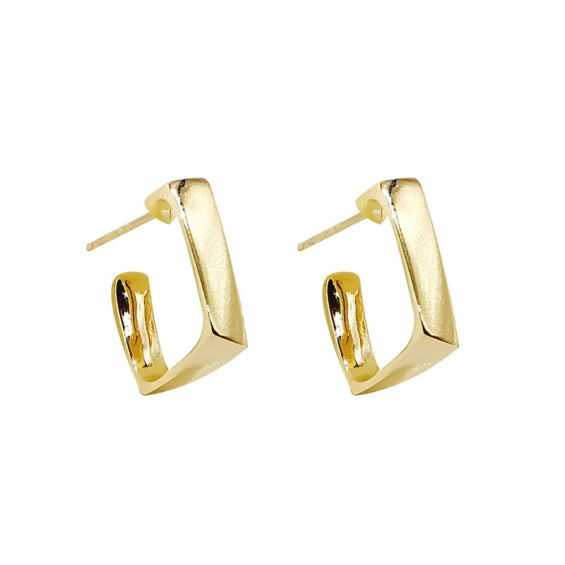 Zarcillos "Geometric Frame" ETERNITY - Rectángulo Liso Minimal