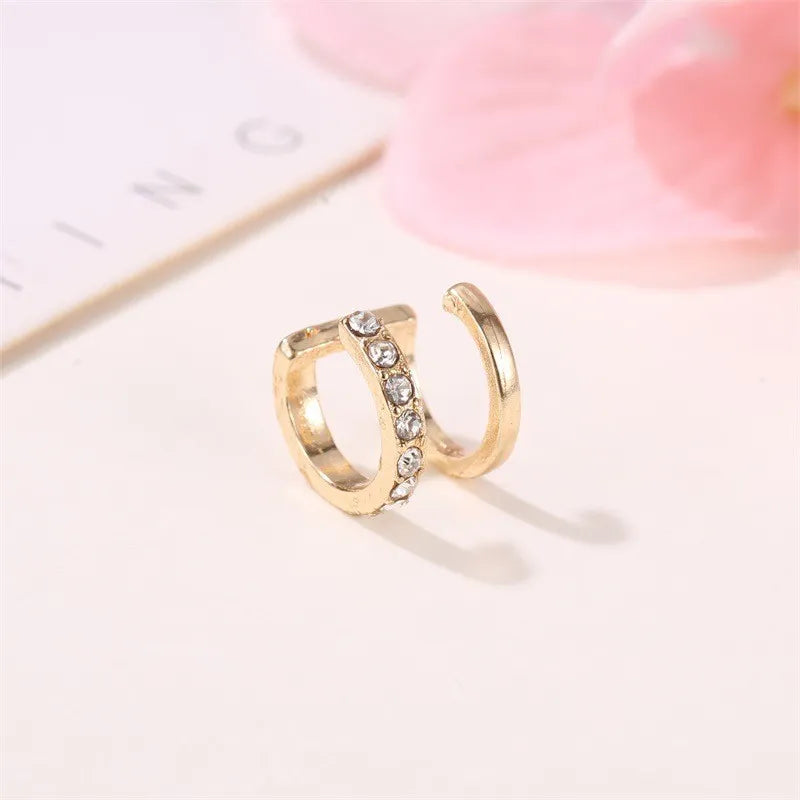 Zarcillos "Botanical Cuff" ETERNITY - Ear Climbers y Cuffs con Cristales