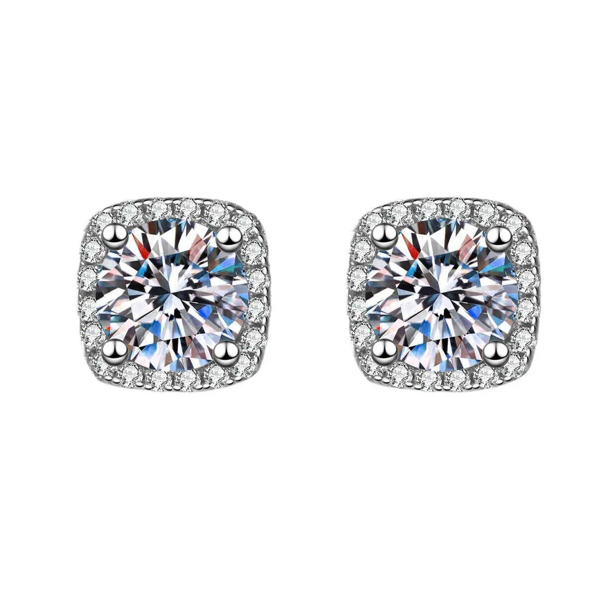Zarcillos "Crystal Glow" ETERNITY - Zirconias Oro y Plata