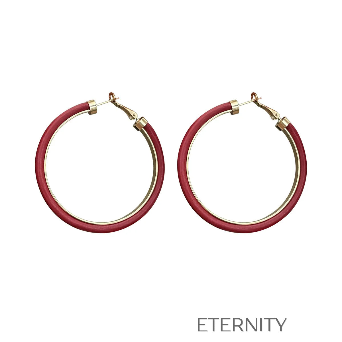 Zarcillos de Aro Stellar Hoops con Cristales  Zarcillos Negro Unica Acero Inoxidable  ETERNITY