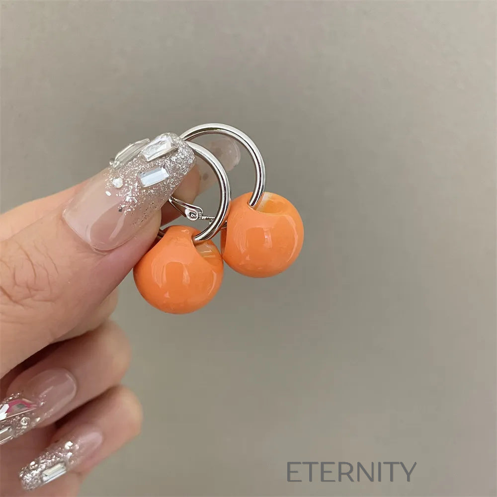 Zarcillos de Aro Luminous Bubble con Esferas de Colores y Base Plateada  Zarcillos Verde Unica Acero Inoxidable  ETERNITY