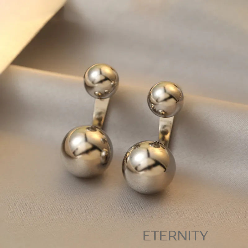 Zarcillos Orbit Sphere  Zarcillos Dorado Unica Acero Inoxidable  ETERNITY