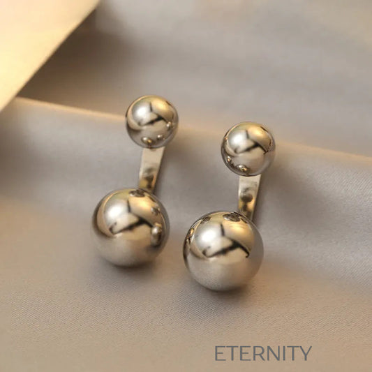 Zarcillos Orbit Sphere  Zarcillos Dorado Unica Acero Inoxidable  ETERNITY