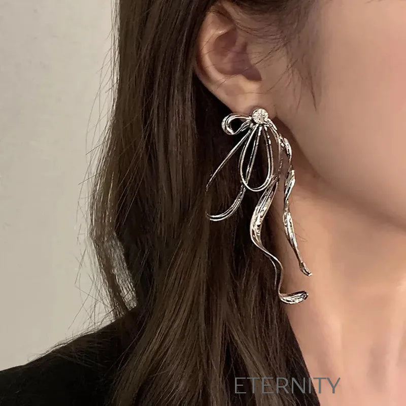 Aretes creativos multicapas modernos Zarcillos Plateado Unica Acero Inoxidable  ETERNITY