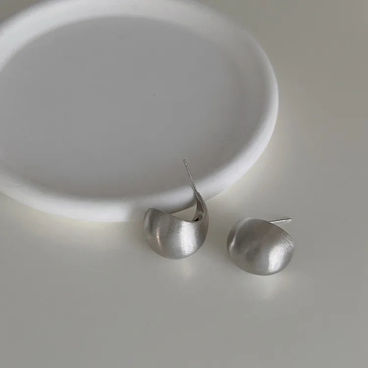 Zarcillos "Crystal Ball" ETERNITY - Acrílico y Esfera Plata