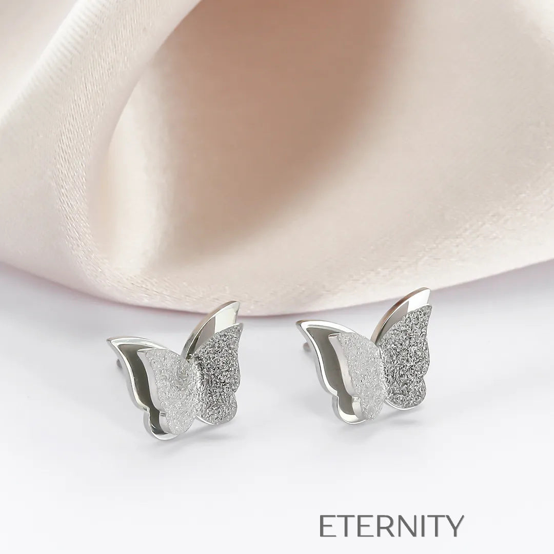 Zarcillos Butterfly Wings  Zarcillos Dorado Unica Acero Inoxidable  ETERNITY