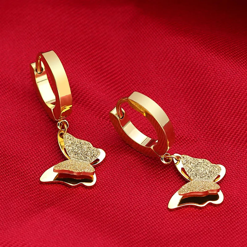 Argollas "Butterfly Dream" ETERNITY - Diseño Mariposa Satinada