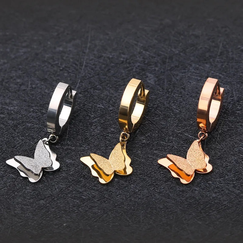 Argollas "Butterfly Dream" ETERNITY - Diseño Mariposa Satinada