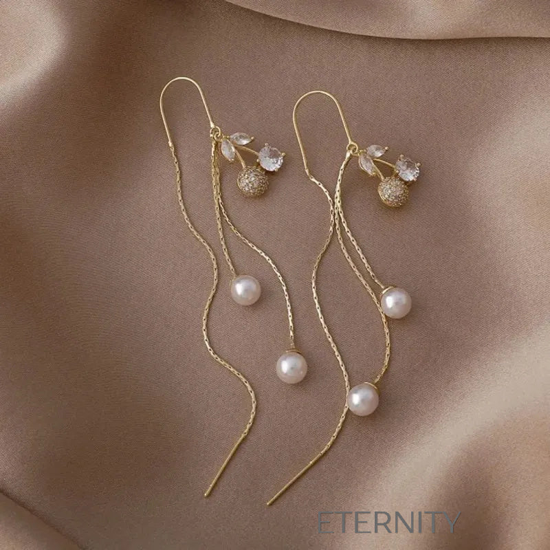 Zarcillos Argollas de Circones  Zarcillos Dorado Unica Acero Inoxidable  ETERNITY