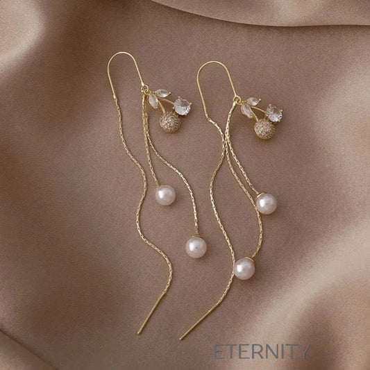 Zarcillos Argollas de Circones  Zarcillos Dorado Unica Acero Inoxidable  ETERNITY